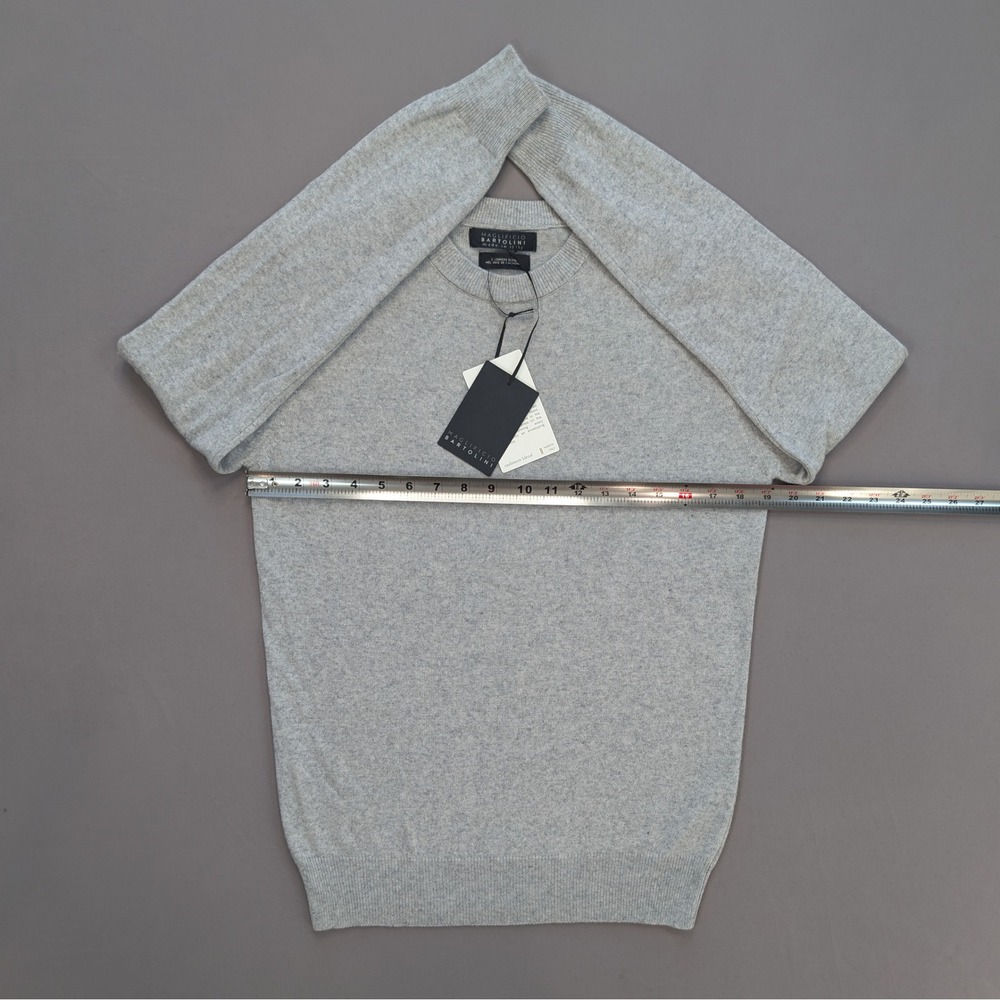 Magnifico Bartolini 50% Cashmere Italy Gray Sweater NWT Small - Picture 8 of 13